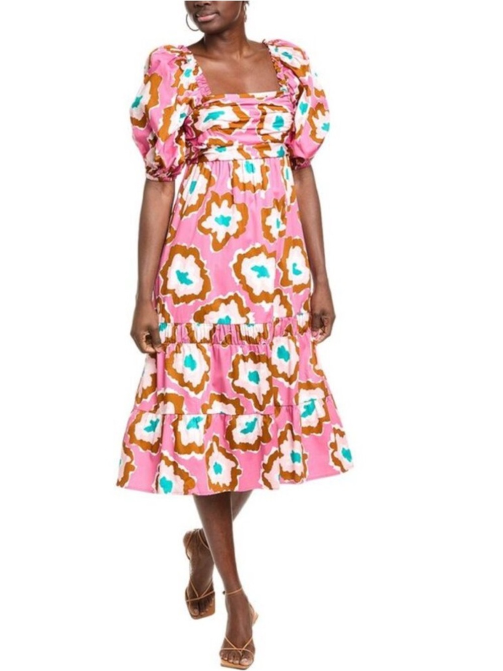 NWT Crosby by Mollie Burch Emerson Midi Dress in Bloom Bloom XS